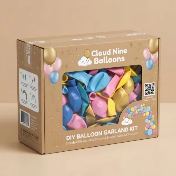 cardboard balloon boxes